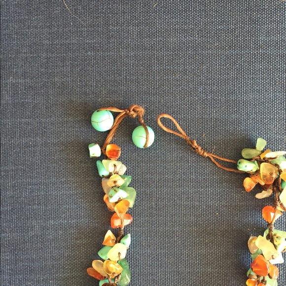 Gorgeous Agate & Carnelian necklace - Picture 4 of 8